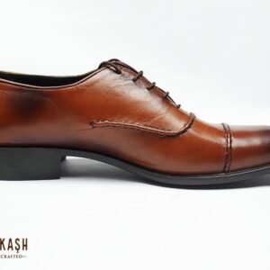 Saddlebred - The all leather blake stitched cap-toe oxford shoe in Walnut Brown Patina