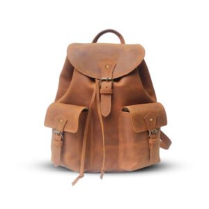 Mens Leather Backpack Crazy Horse
